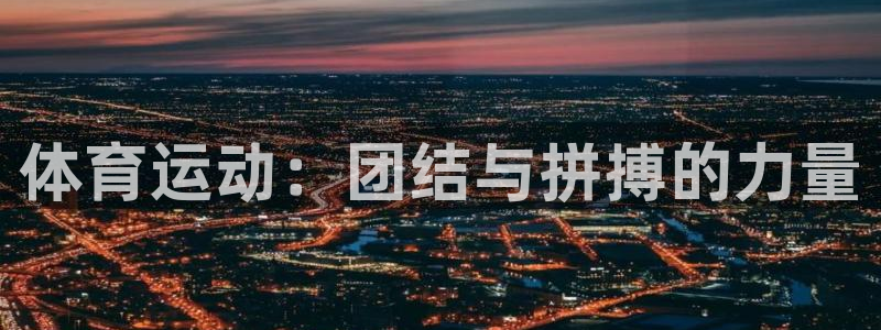 哈哈体育十年：体育运动：团结与拼搏的力量