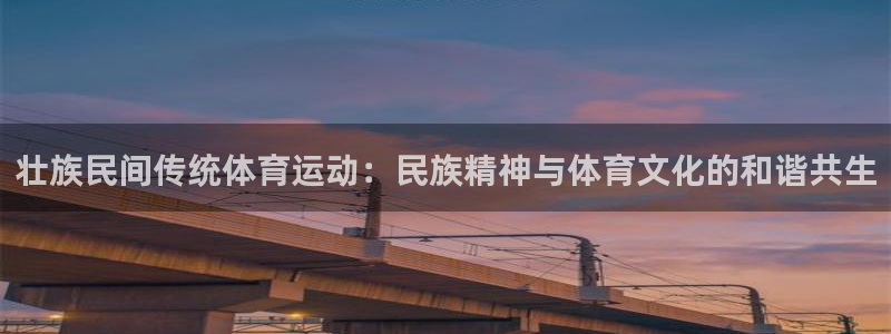 哈哈体育下载：壮族民间传统体育运动：民族精神与体育文化的和谐共生